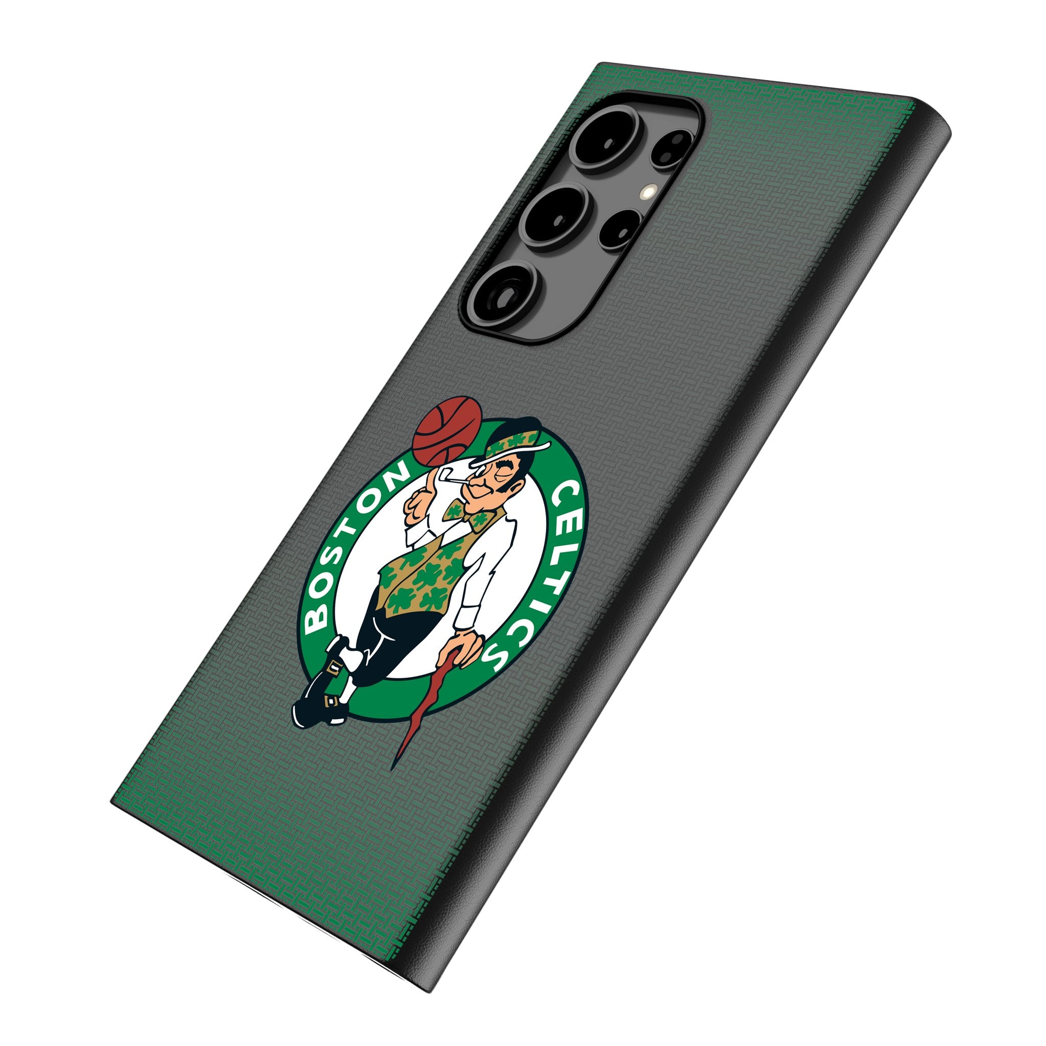Boston Celtics MagSafe Compatible Phone Case for Samsung Galaxy - Durable Linen Cover for Sports Fans & Celtics Supporters - Perfect for Game Days & Everyday Use