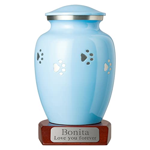 Baby Blue, Horizontal Pewter Paws