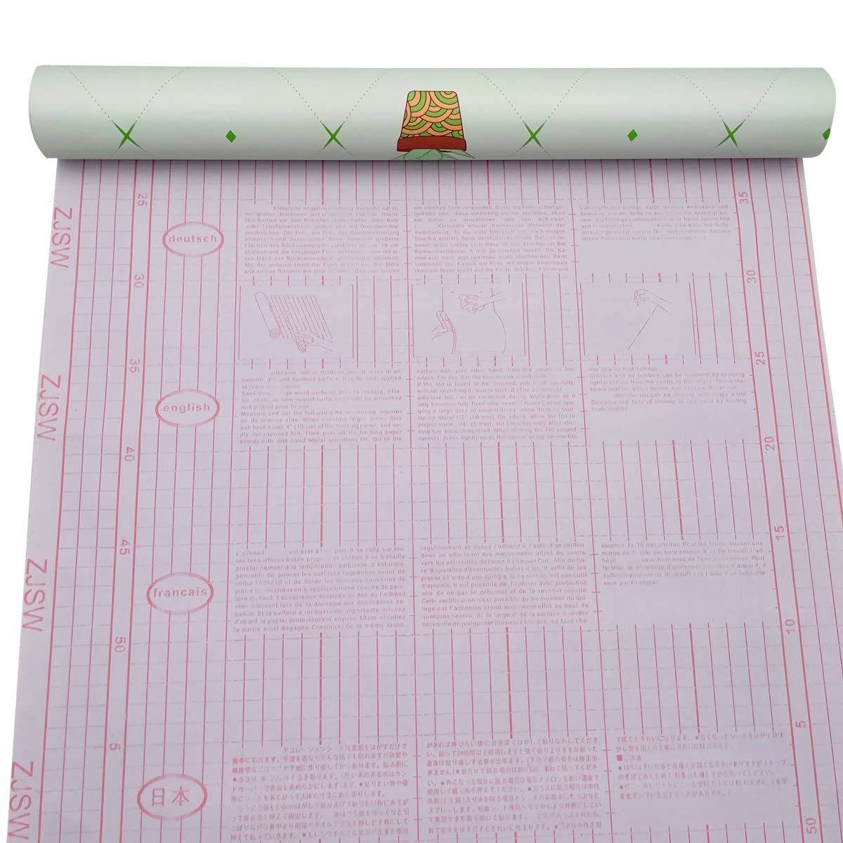 Non-Adhesive Cactus Print Shelf & Drawer Liner - 17.7