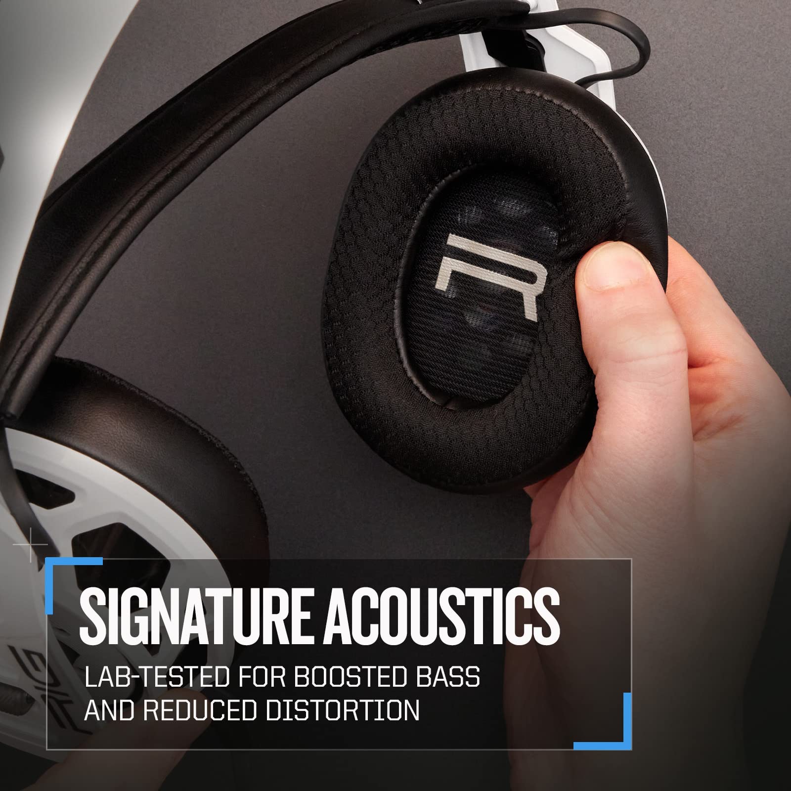 RIG 500 PRO HS GEN 2 Professional Gaming Headset for PS5, PS4 & Nintendo Switch - 50mm Speaker Drivers with Flip-to-Mute Mic - White - Perfect for Competitive Gaming & Immersive Console Play