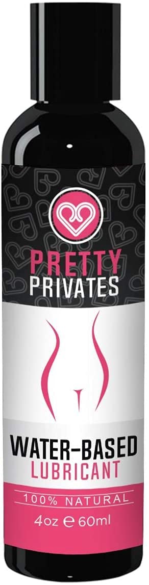 Premium Water-Based Personal Lubricant for Men, Women & Couples - All Natural, Paraben-Free Sex Lube - Long Lasting & Safe for Toys, Orifices & Intimate Play - Perfect for Enhanced Pleasure & Sensual Massage (4oz)