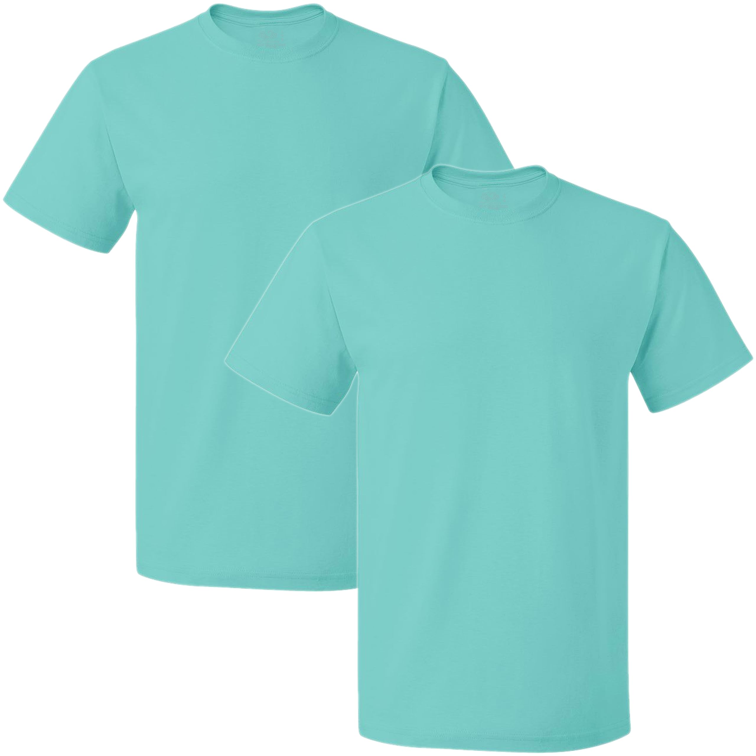 Fruit of the Loom Men's Lightweight 100% Cotton Crew Neck T-Shirts 5-Pack - Soft Breathable Undershirts for Everyday Wear, Gym & Casual Outfits
