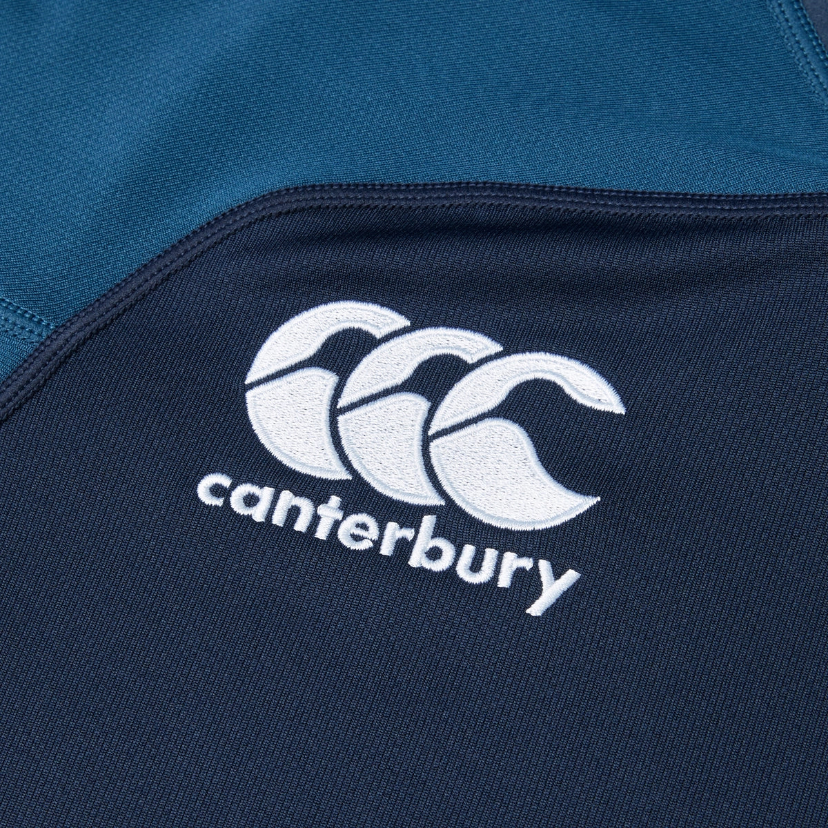 Canterbury Women's Evader Rugby Training Jersey - Navy Blue Breathable Performance Shirt for Rugby Practice & Team Sports