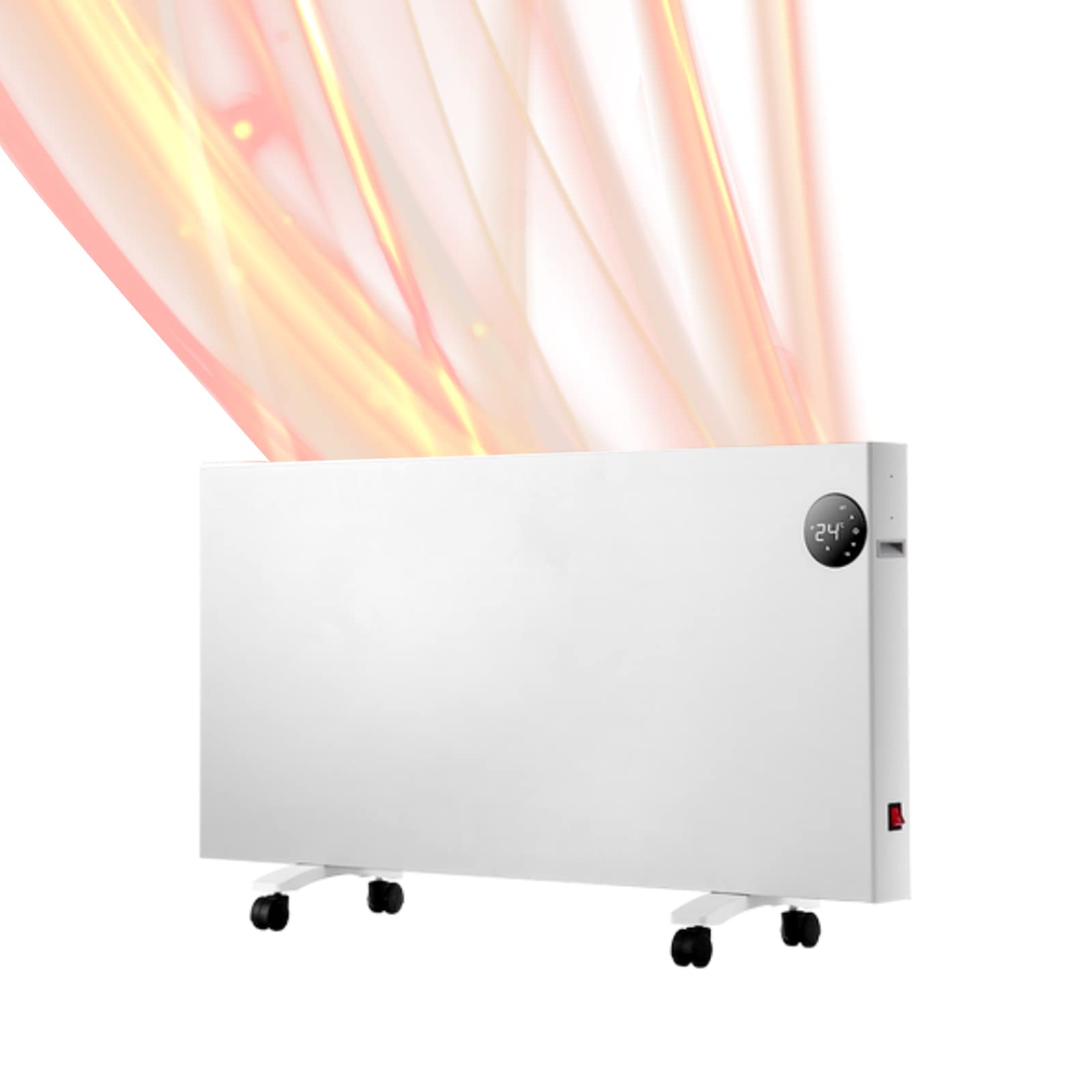 KEINXOW 2200W Wall Mounted Infrared Convection Heater - Adjustable Temperature Control, Energy Efficient Space Heater for Home, Office & Bedroom - Perfect for Winter Heating & Energy Savings