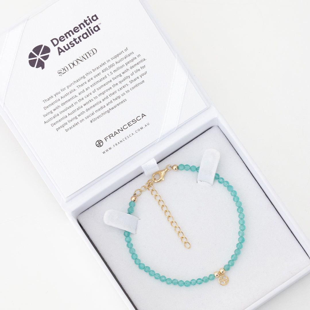 Dementia Awareness Bracelet - Support Alzheimer's & Memory Care - Wearable Reminder for Caregivers & Loved Ones | Perfect for Fundraising Events & Daily Wear