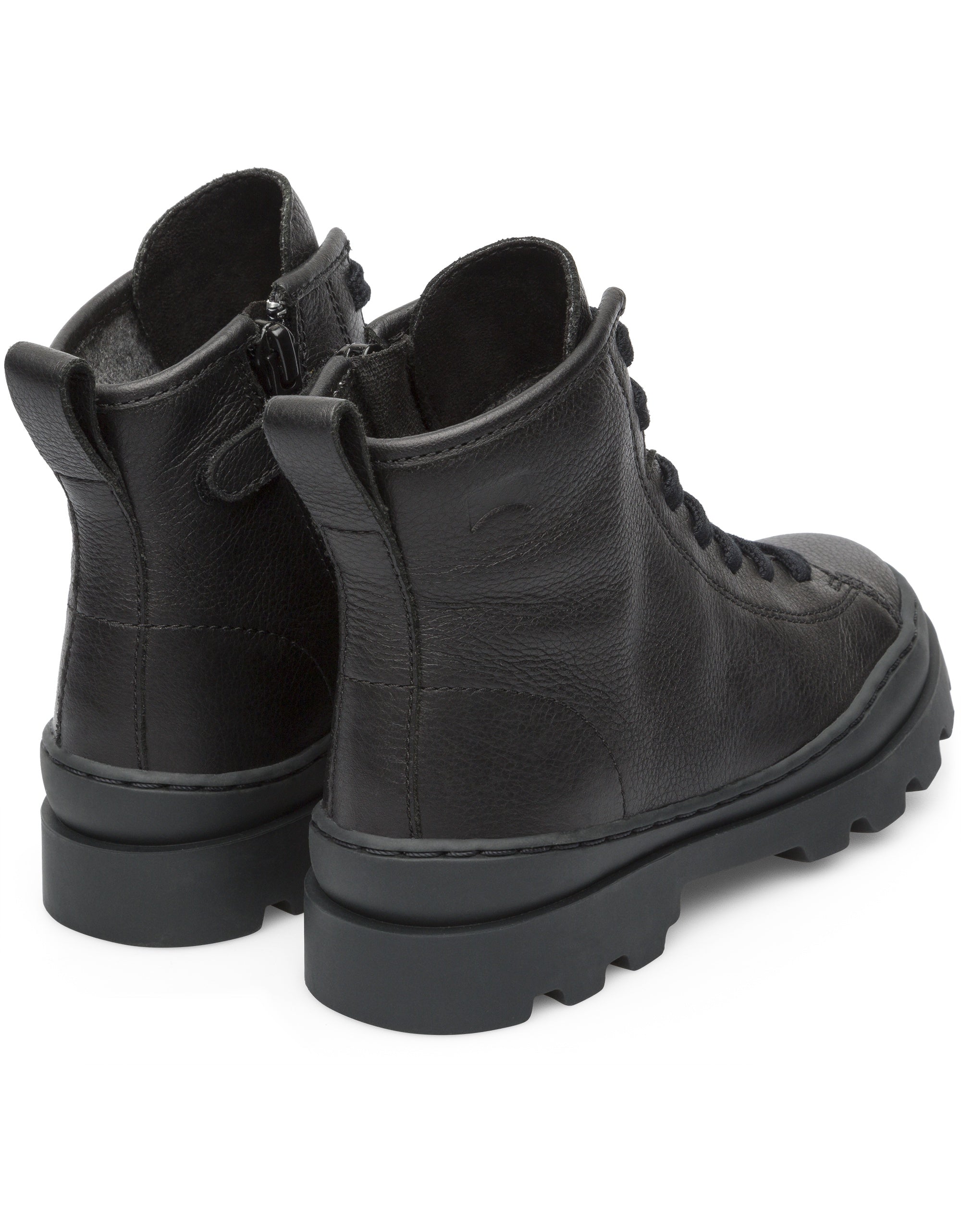 **Brutus Black Kids' Camping Shoes - Durable & Comfortable Hiking Footwear for Outdoor Adventures**