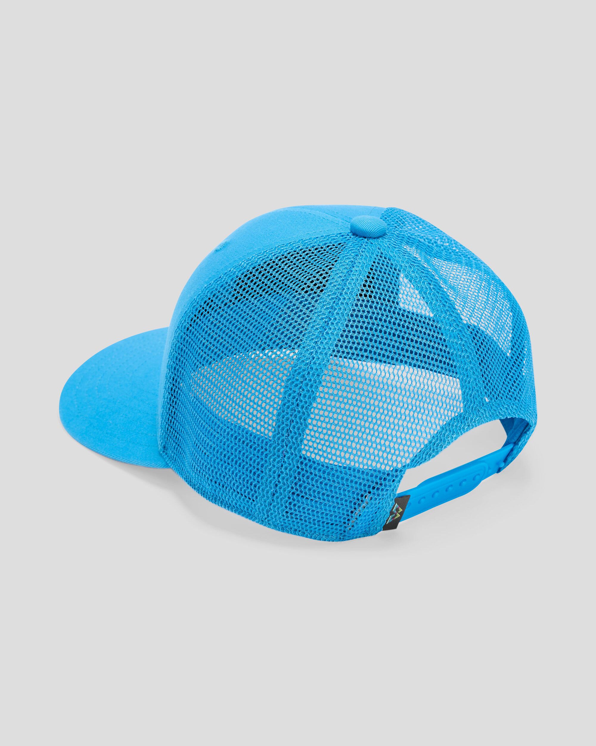 Kids' Trucker Unisex Low Profile Cap - Sea Blue | Adjustable Snapback Hat for Boys & Girls | Perfect for Outdoor Play, Sports & Everyday Wear