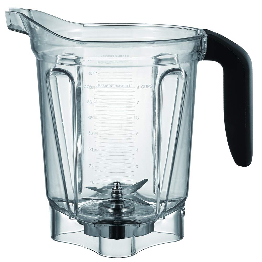 64oz Low Profile Container Replacement for Vitamix Pro 750 - Blender Pitcher & Blade Set - Perfect for Smoothies, Soups & Nut Butters