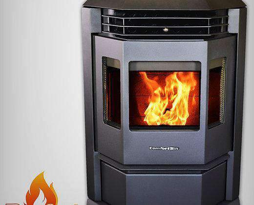 ComfortBilt HP22 N 2800 Sq Ft Auto Ignition Pellet Stove with 80lb Hopper - Minor Scuffs/Scratches | Perfect for Home Heating & Cozy Winter Nights