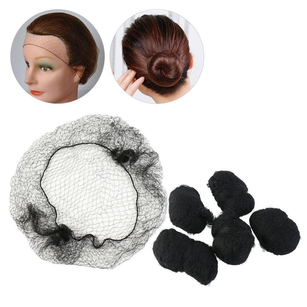Women's Paradise Bun Juda Hair Cover & Net Set - 10 Pins & 12 Nets Combo (1pc 30g) for Hijab, Prayer & Everyday Hair Protection