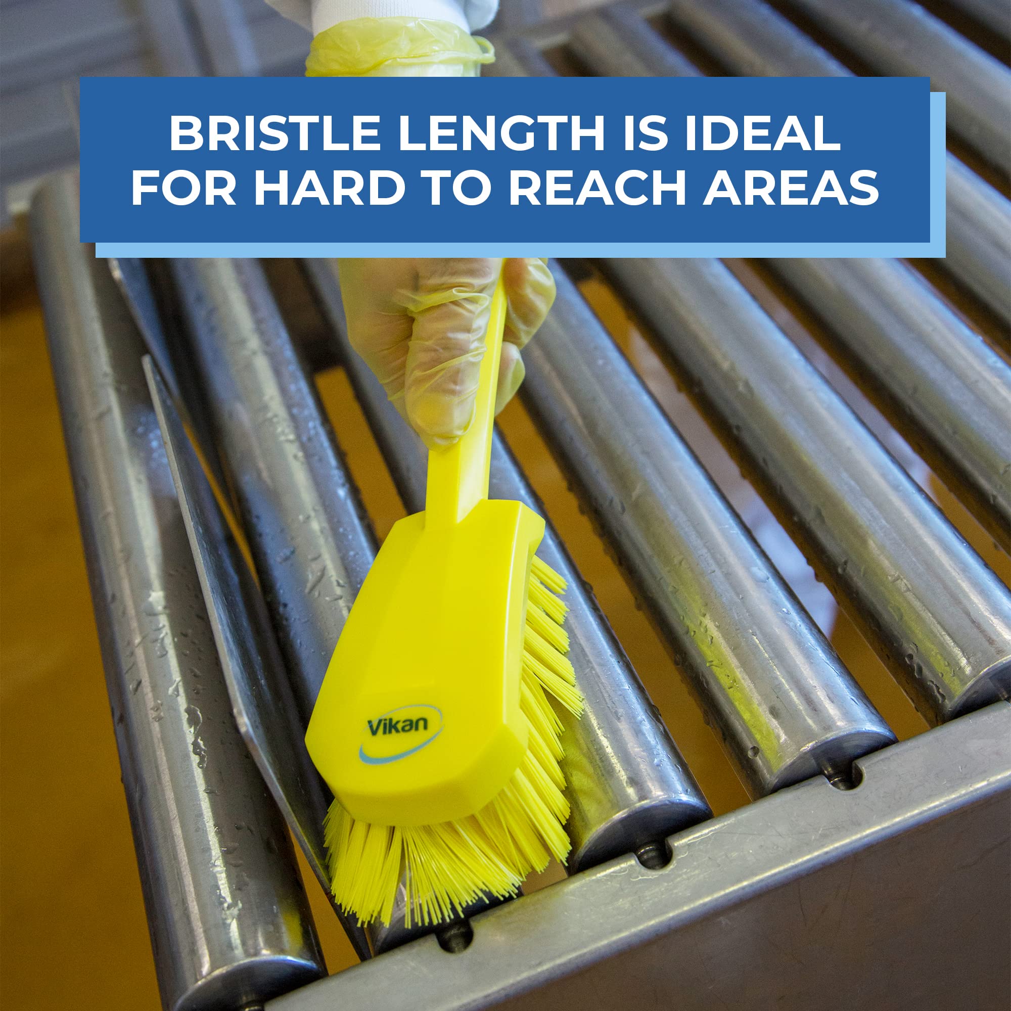Vikan 41928 Stiff Bristle Cleaning Brush 10