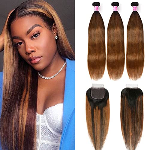 #FB30 bundles with closure natural color