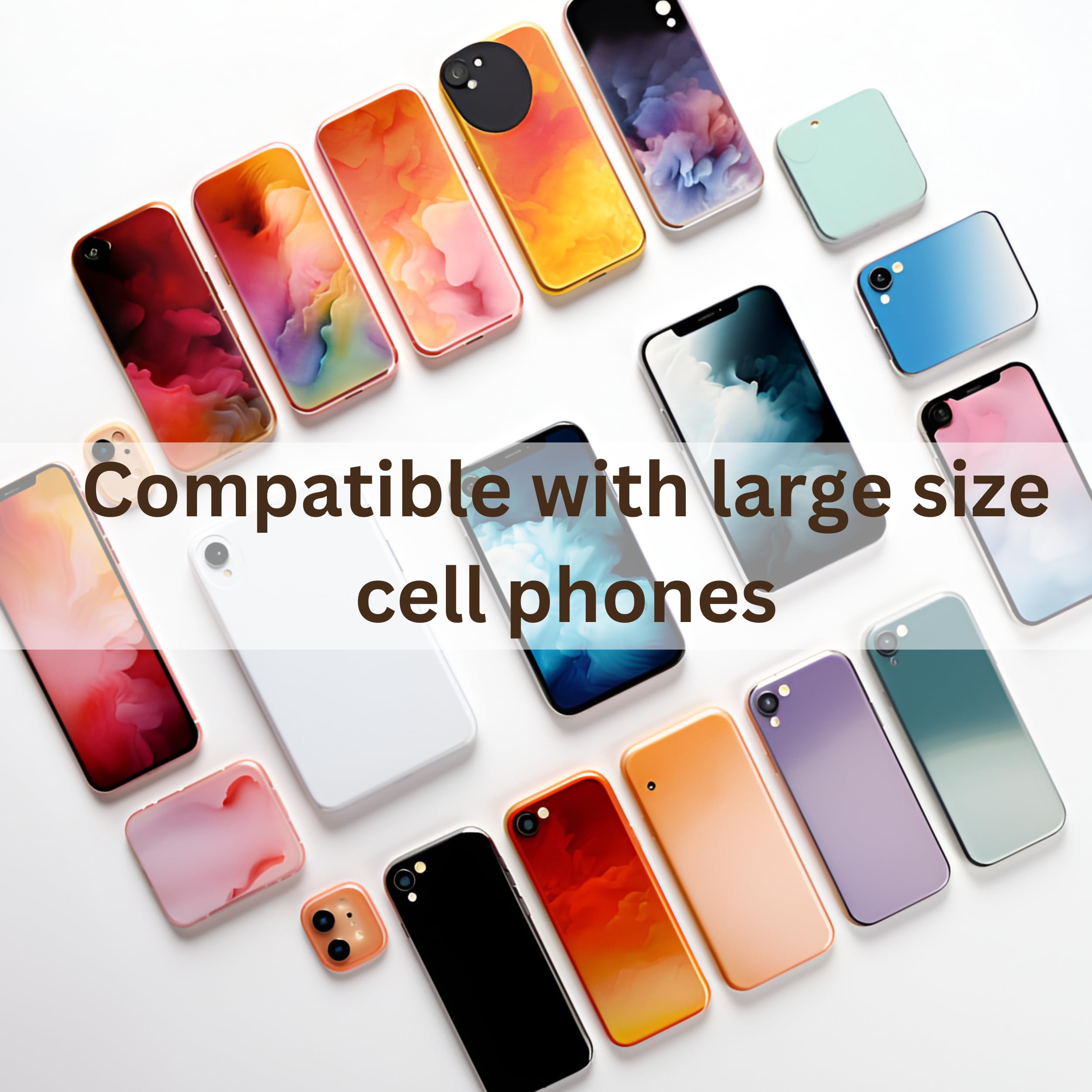 Stylish Acrylic Phone Stand with Succulent Design - 4.25