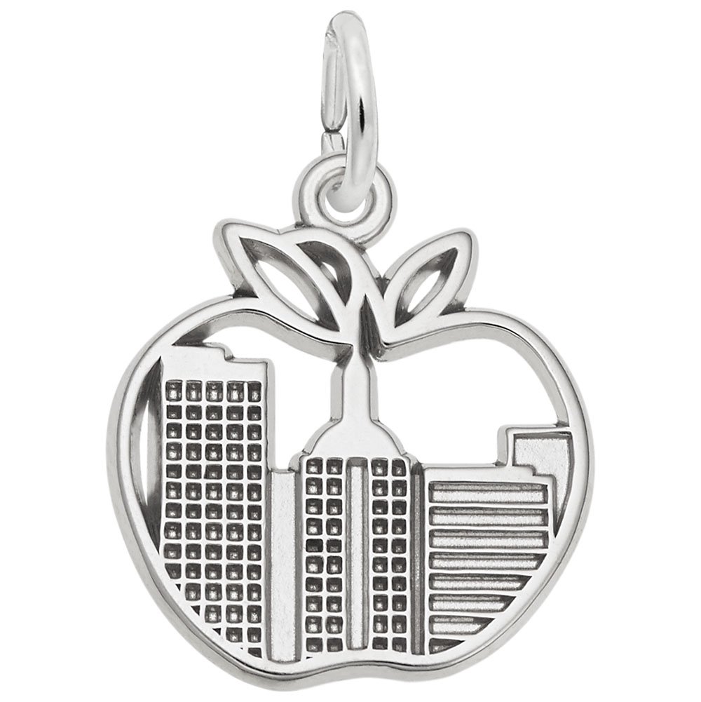 New York Skyline Charm Bracelet & Necklace Pendants - Elegant Jewelry for Women & Men - Perfect for Travel Lovers, Souvenirs & Gifts