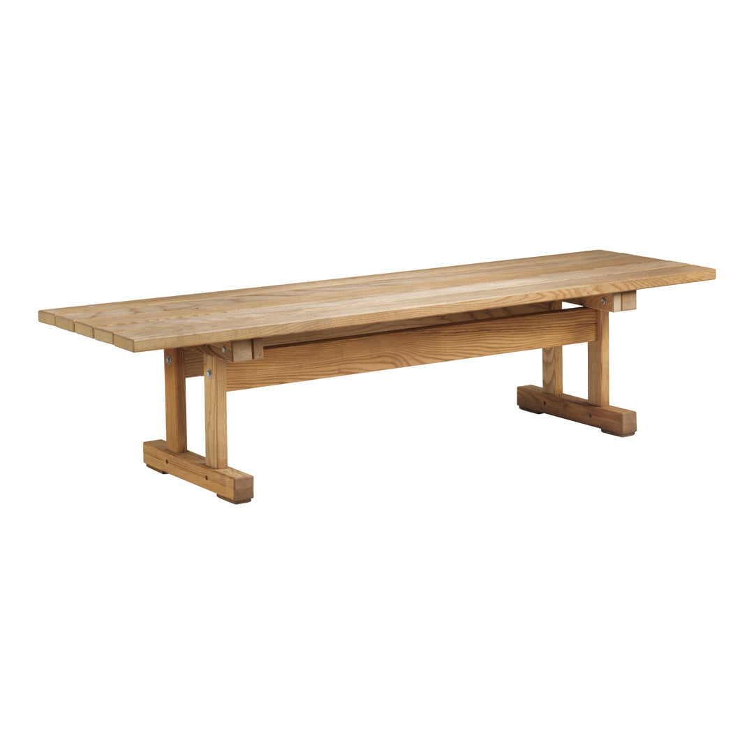 Ermelunden Outdoor Bench - Durable Weather-Resistant Garden Bench for Patio, Backyard, and Park - Perfect for Relaxing and Entertaining Outdoors