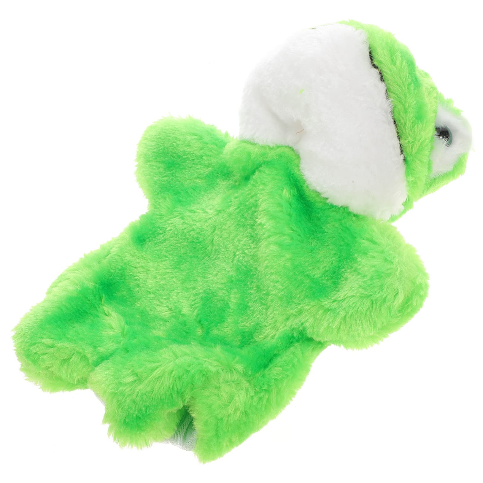 KOMBIUDA Plush Frog Hand Puppet - Soft Storytelling Animal Toy for Kids, Themed Puppet Show & Interactive Play - Perfect for Classroom, Bedtime Stories & Imaginative Play