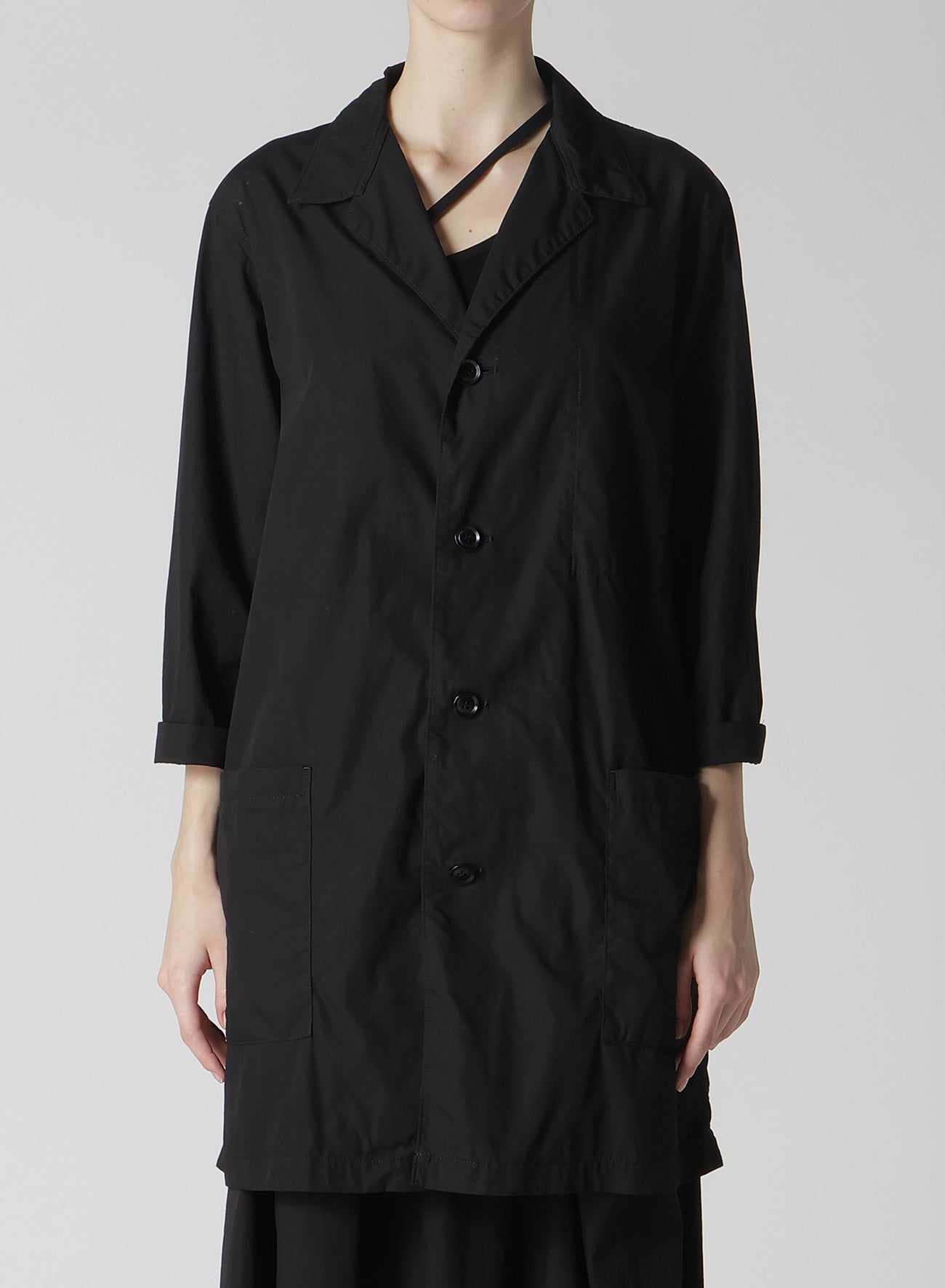 Soft Cotton Broadcloth 3/4 Sleeve Jacket - Garment Dyed for Vintage Look | Perfect for Casual Outfits, Layering & Spring/Fall Wear