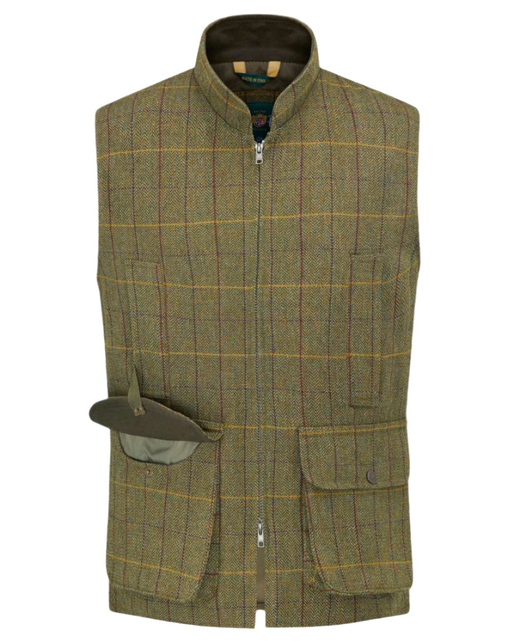 Alan Paine Rutland Tweed Waistcoat for Men - Classic British Style Vest with Front Pockets | Perfect for Formal Events, Weddings & Office Wear