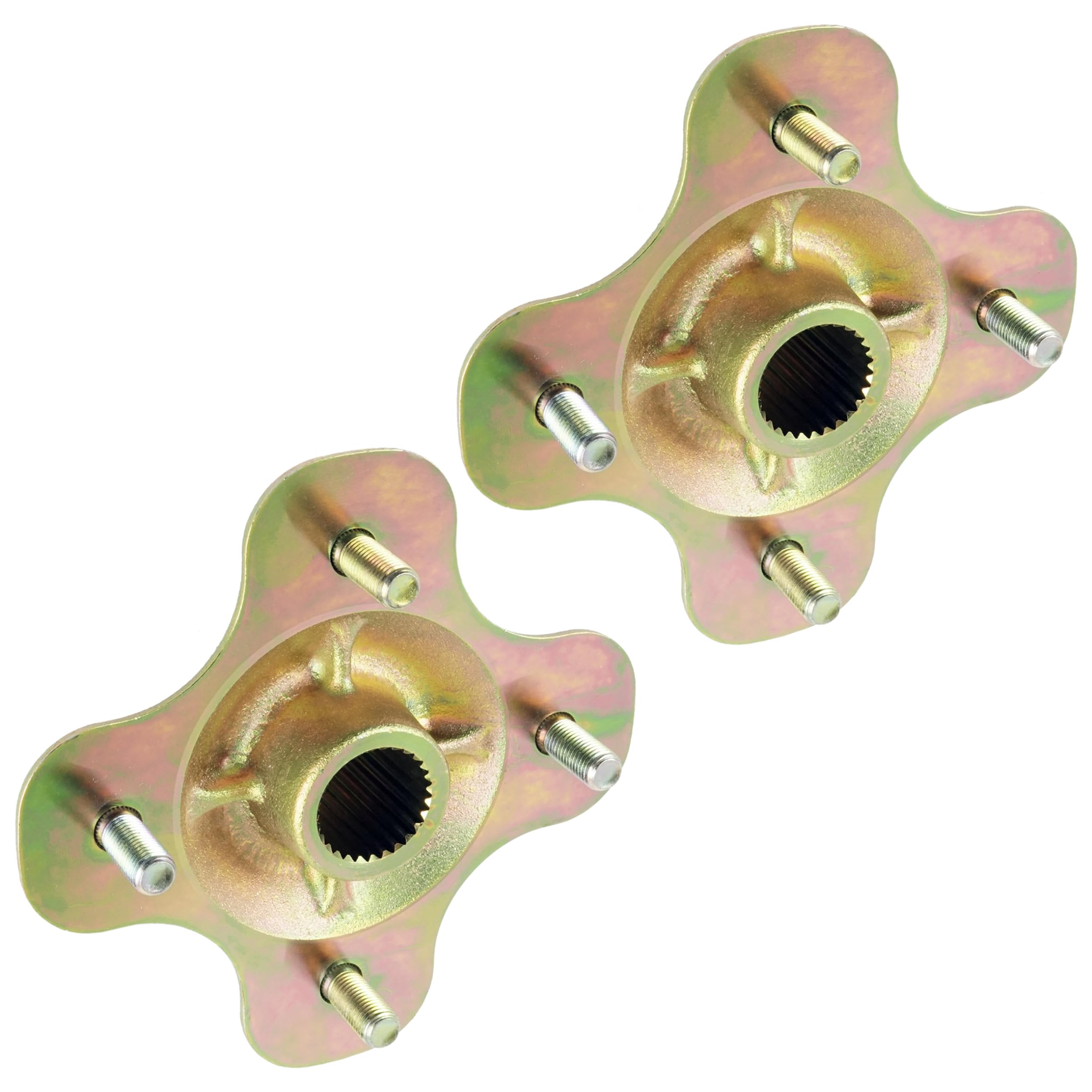 Caltric 2 Rear Wheel Axle Hub Compatible with Yamaha Moto-4 Moto4 YFM250 YFM350ER 1989-1995 - Perfect for Off-Road ATV Repairs & Maintenance