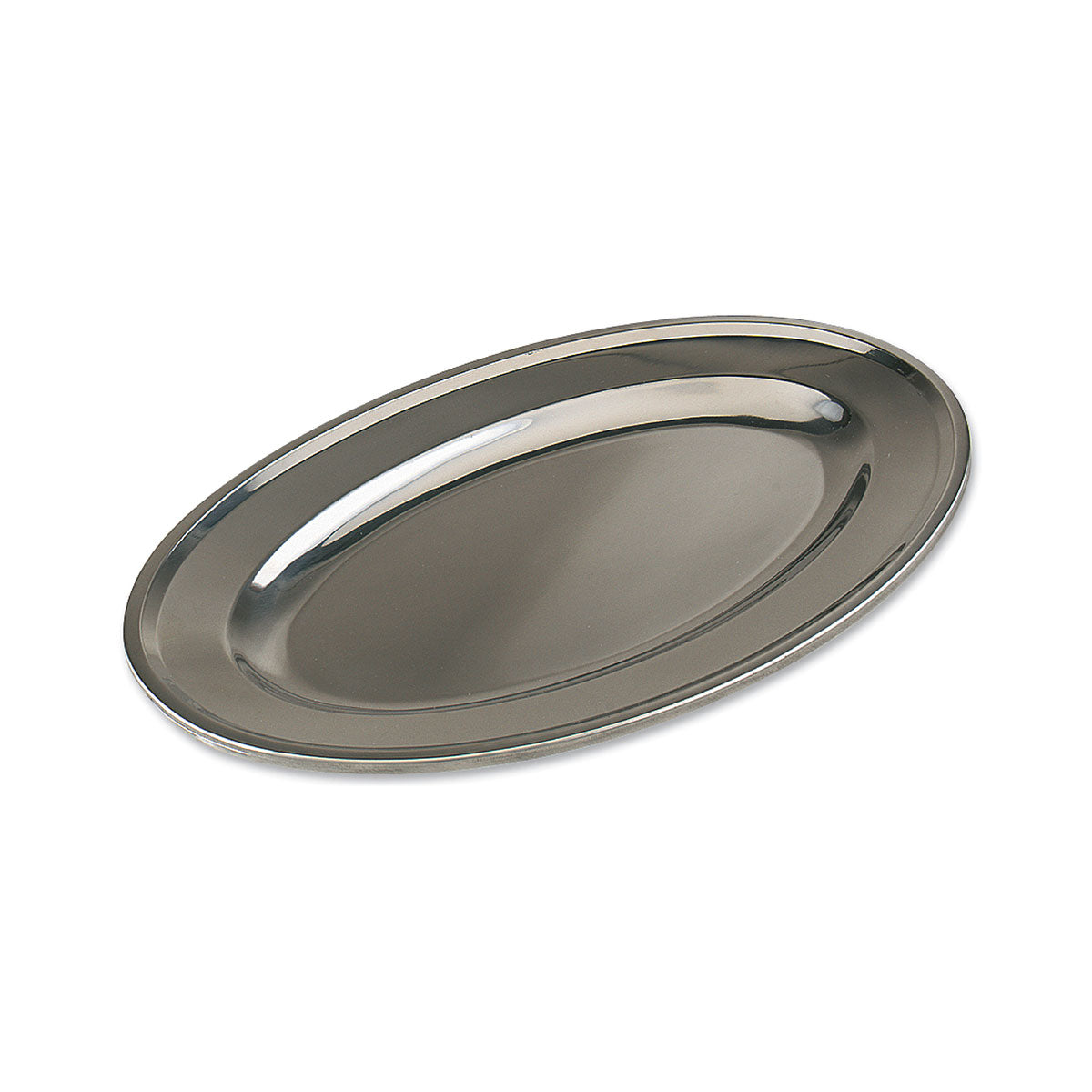 Stainless Steel Oval Serving Platter 19.5