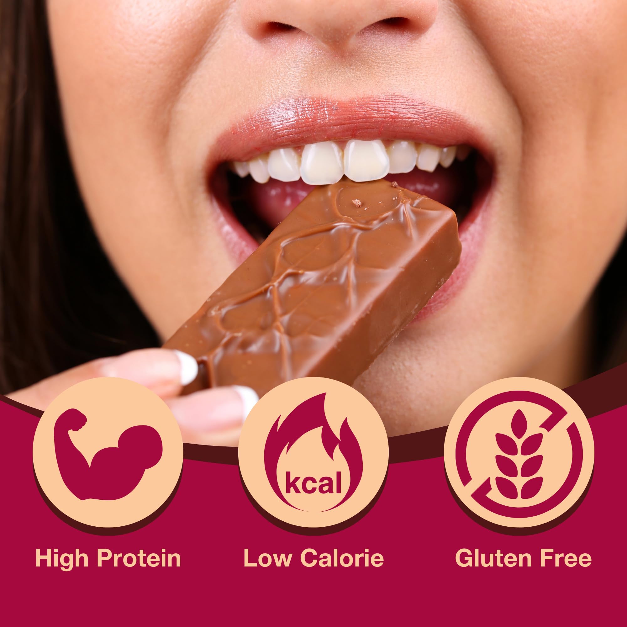 ProtiDIET Peanut Butter Caramel Protein Bars - Gluten Free, Non-GMO, High Protein Snack for Adults | On-the-Go Meal Replacement | 7 Protein Bars per Box | Perfect for Workouts, Hiking & Office Snacks