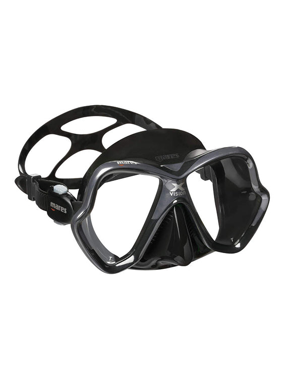 Mares X Vision Scuba Diving Mask - High-Performance Snorkeling & Freediving Gear for Clear Underwater Vision | Perfect for Ocean Exploration, Spearfishing, and Marine Photography