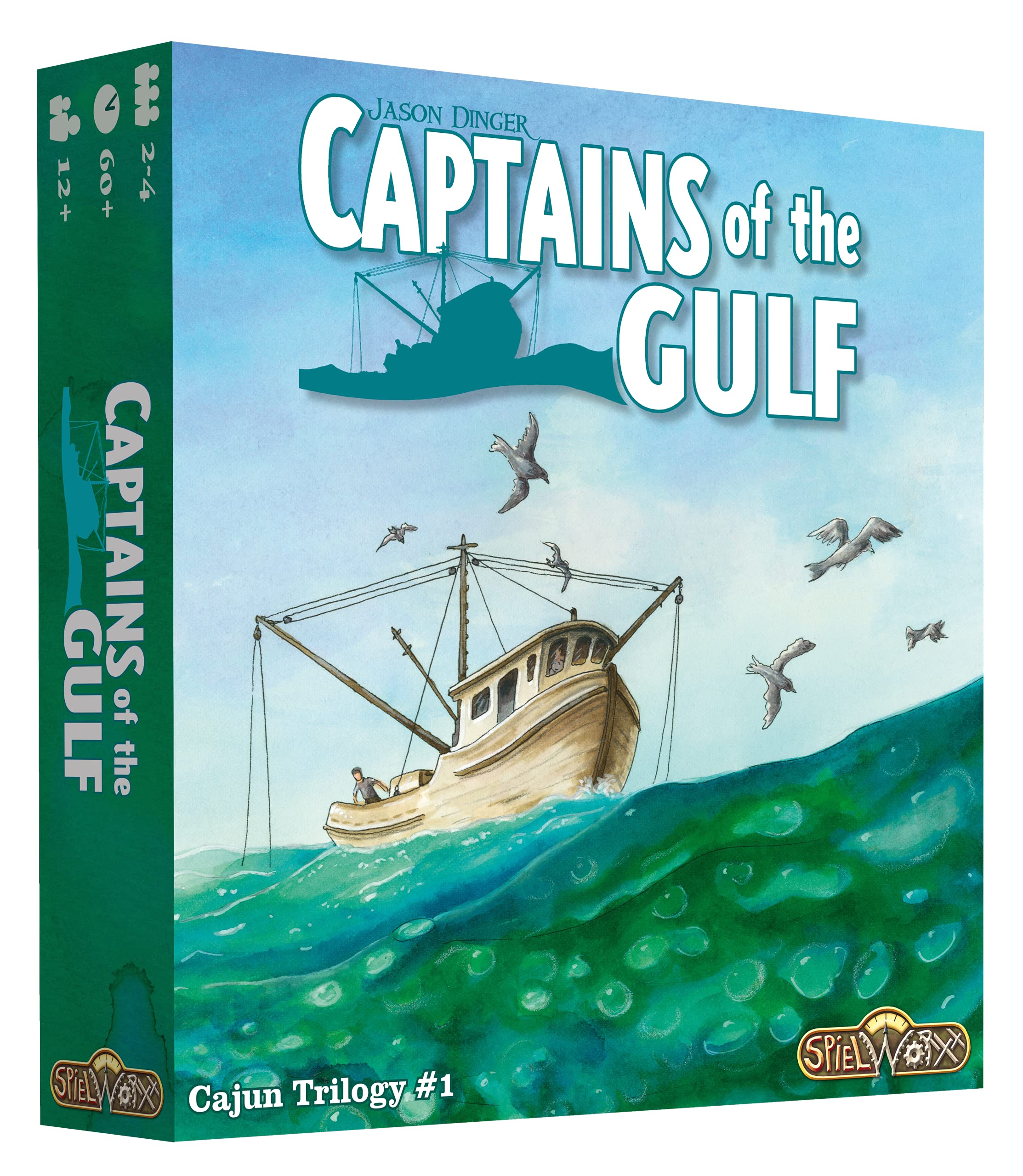 Stronghold Games Captains of The Gulf - Strategic Board Game for Adults & Families | Perfect for Game Nights & Marine-Themed Events
