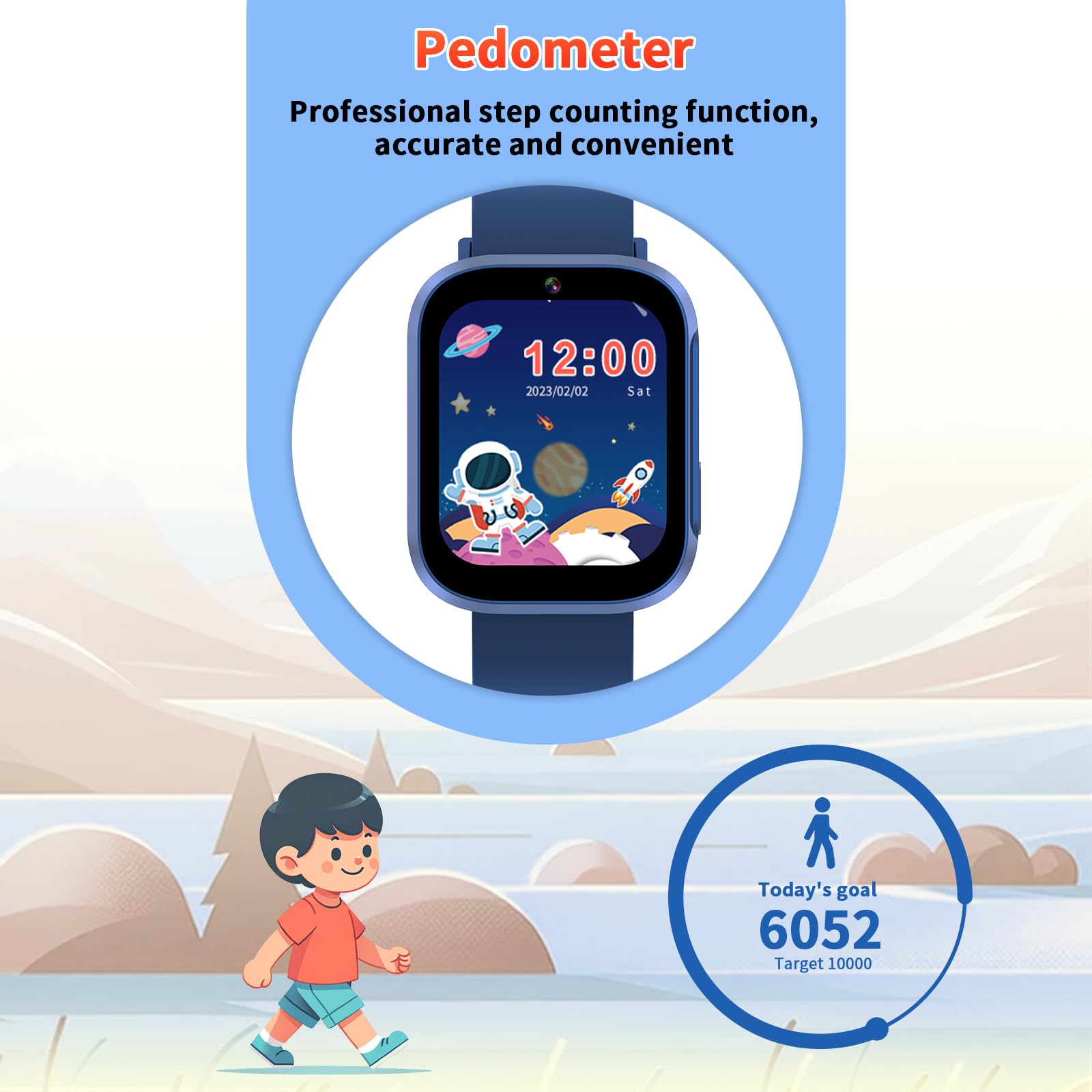 **Kids Smart Watch with Learning Card, Audio Story, 31 Games, HD Camera, Music Player & Pedometer - Educational Toy for Boys & Girls Ages 4-10 (Pink) - Perfect for School, Playtime & Birthday Gifts**