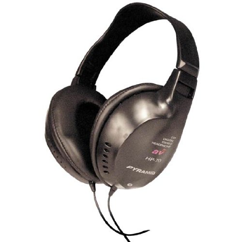 PYRAMID HP70 Super BASS Headphones - High Quality Over-Ear Headphones with Deep Bass for Music, Gaming & Studio Use - Perfect for DJs, Audiophiles & Gamers