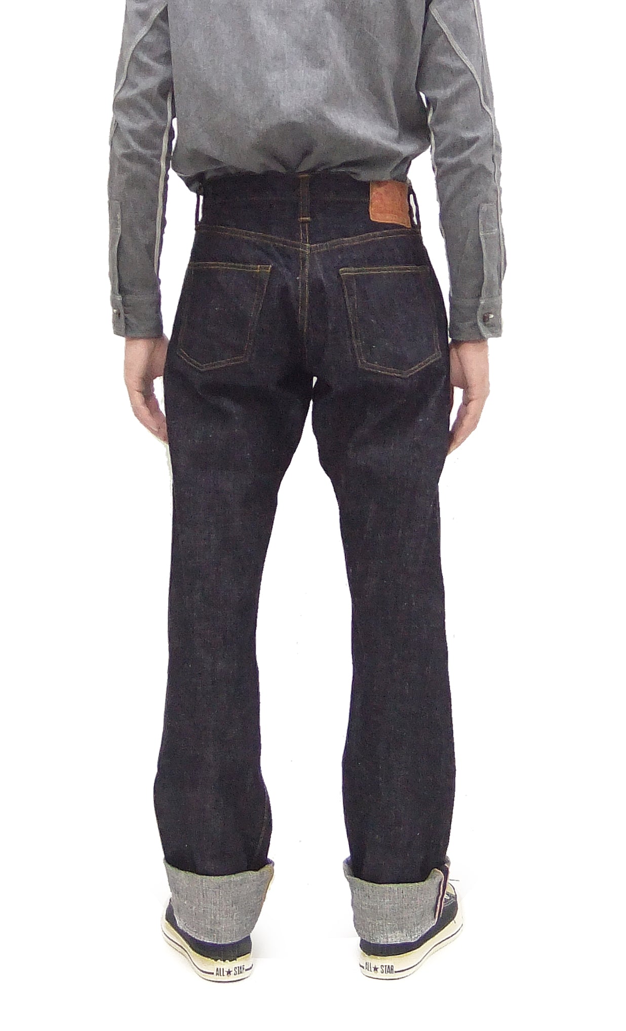Samurai Jeans S5100VX Men's Slim Straight Fit 17oz Japanese Selvedge Denim Jeans - Premium Deep Indigo One Wash for Casual Wear & Street Style