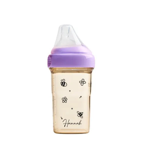 Hegen Baby Bottle Set - Customizable & Leak-Proof Baby Feeding Bottles for Newborns & Infants | Perfect for Daycare, Travel & On-the-Go Feeding