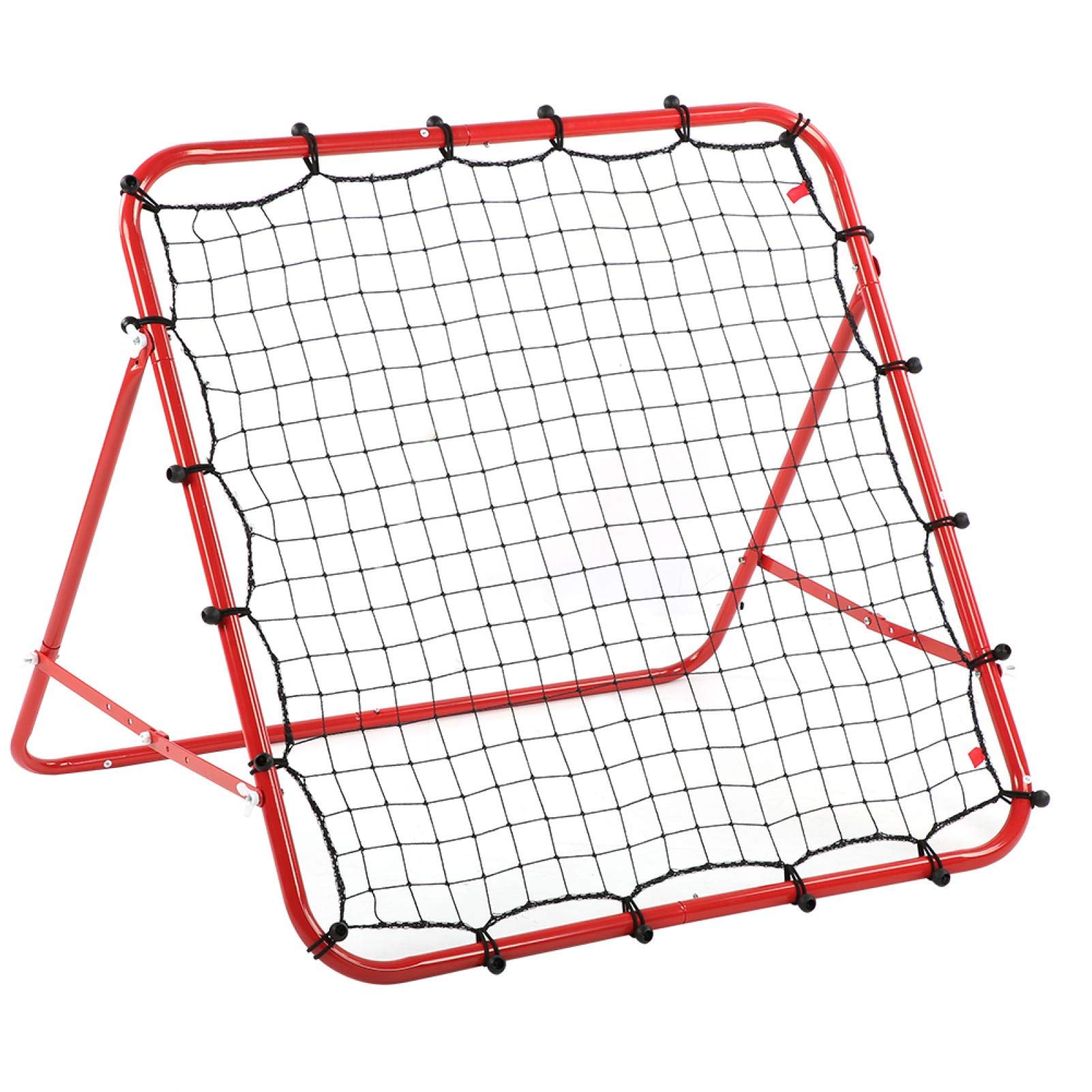Keenso 96 x 96cm Portable Soccer Rebound Net - Training Goal with Durable Mesh for Indoor/Outdoor Football Practice | Perfect for Backyard Drills, Team Training & Solo Skill Development