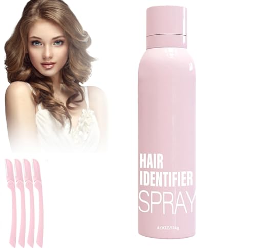Best Hair Identifier Spray for Face Shaving & Dermaplaning - Pre-Shave Skin Prep Spray for Women & Men - Perfect for Sensitive Skin & Precise Hair Removal (1PC) - Ideal for At-Home Spa Days & Professional Salon Treatments