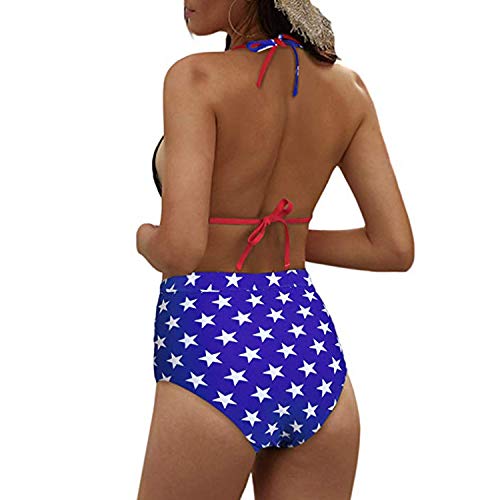 USA Flag Bikini for Women - Patriotic Swimsuit for 4th of July & Beach Parties