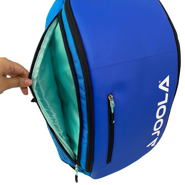JOOLA Vision II Table Tennis Backpack (Blue) - Premium Paddle Case for Ping Pong Players, Perfect for Tournaments & Training Sessions
