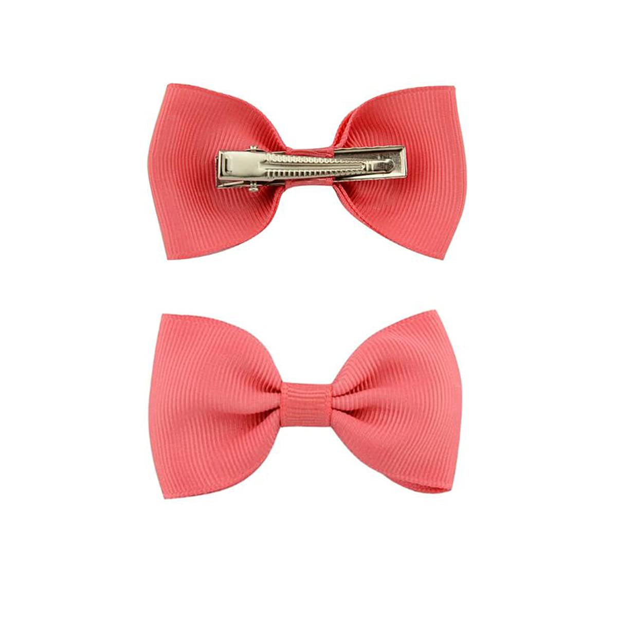 40 Pcs Baby Girls Grosgrain Ribbon Hair Bows Clips - Colorful Barrettes for Toddlers, Kids & Teens - Perfect for Parties, School & Daily Hair Accessories