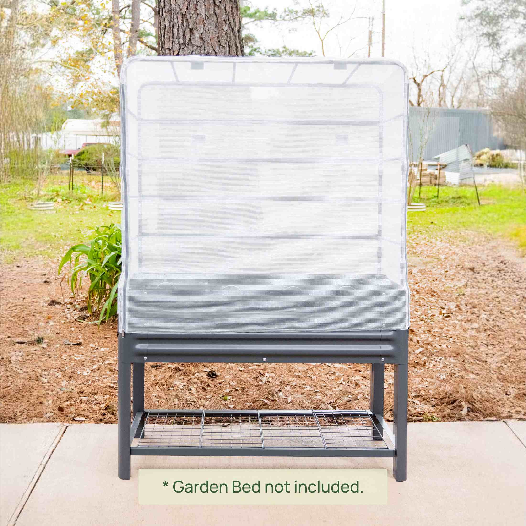4 in 1 Trellis and Cover System for Raised Garden Beds - Perfect for Plant Support, Pest Protection, and Vertical Gardening in Backyards