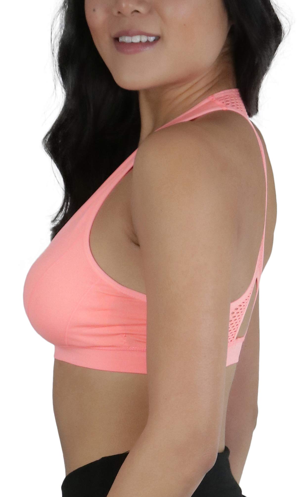 ToBeInStyle Women’s Seamless Wire-Free Sports Bras & Bralettes - Supportive Comfort for Yoga, Gym & Everyday Wear