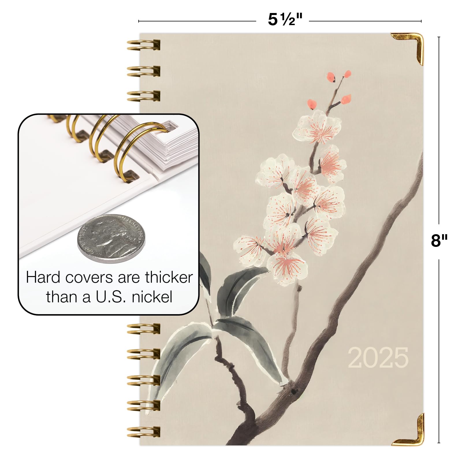 2025 Hardcover Planner - 5.5