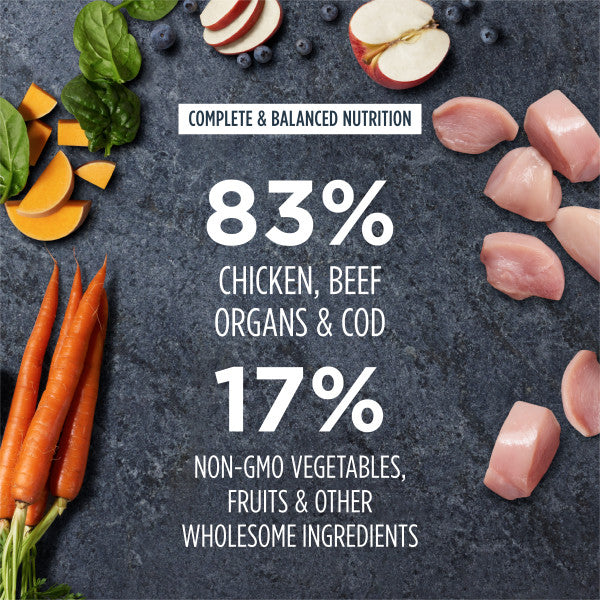 Freeze Dried Raw Chicken Puppy Food - Grain-Free, High Protein Dog Food for Small & Large Breeds | Perfect for Training Treats, Meal Toppers & Outdoor Adventures