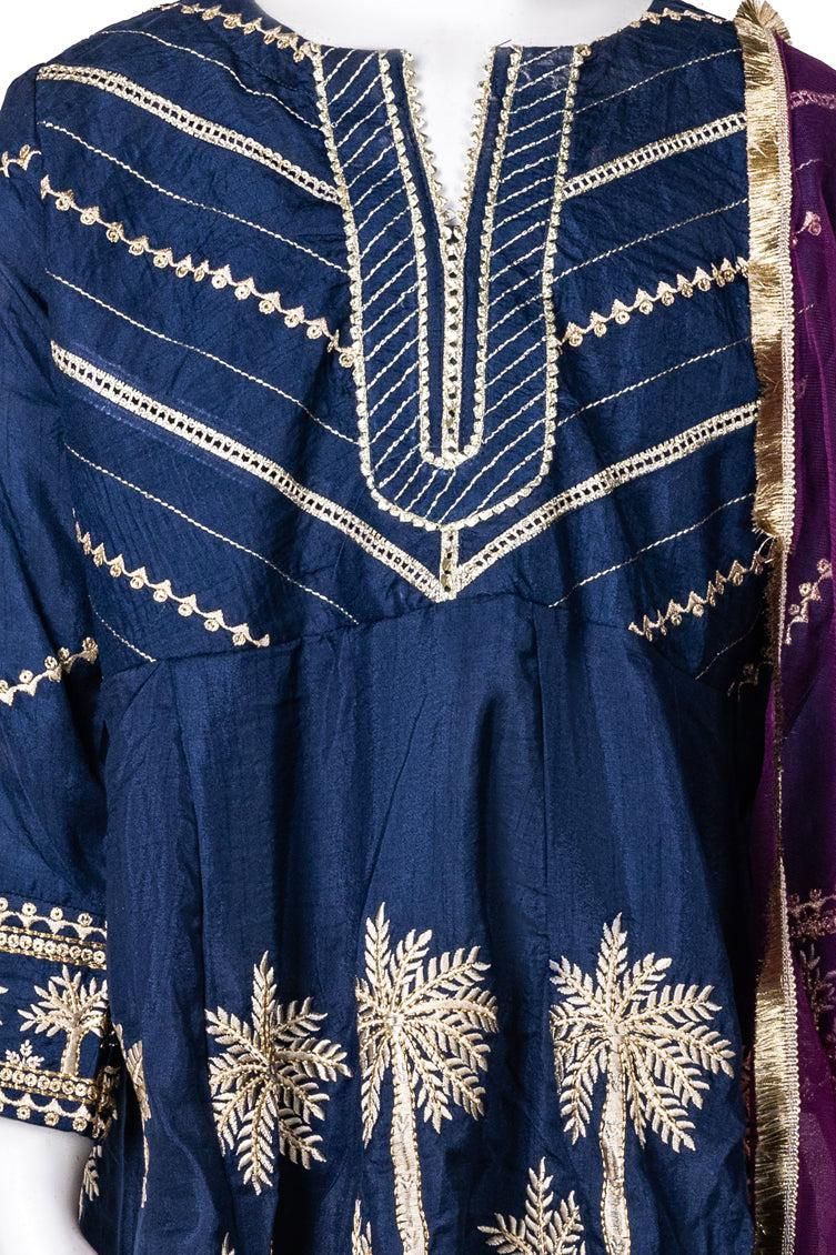 Blue 3 Piece Suit for Men | Premium Formal Wear by J. Junaid Jamshed | Perfect for Weddings, Business Meetings & Special Occasions