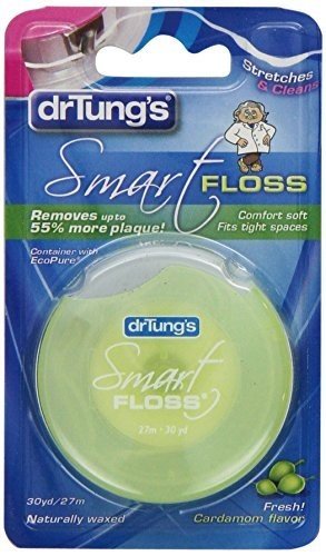 Smart Dental Floss - 30 Yards (6 Pack of 4) | Mint Flavored Oral Hygiene String | Perfect for Travel, Home & Office Use