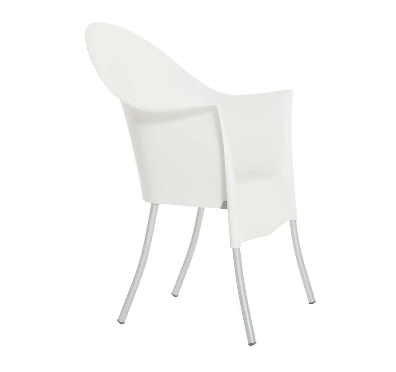 Driade Lord Yo Stackable Armchair - Modern Indoor/Outdoor Chair for Living Room, Patio, or Office - Space-Saving Design