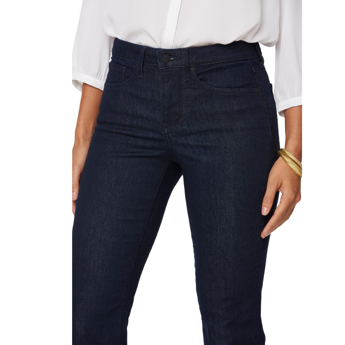 NYDJ Women's Petite Barbara Bootcut Jeans - Stretch Denim Pants for Work & Casual Wear | Comfortable Mid-Rise Fit for Petite Women | Perfect for Office, Date Night & Everyday Outfits
