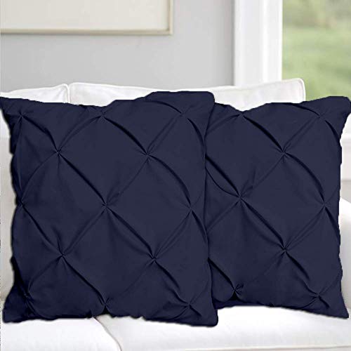 Pintuck Navy Blue
