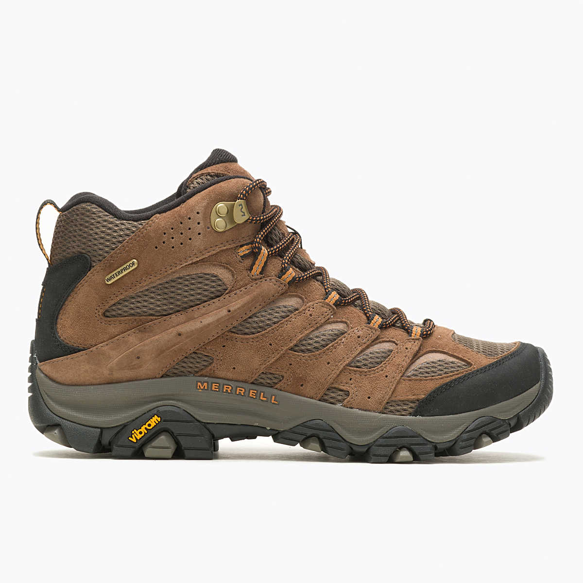 Men's Moab 3 Mid Waterproof Hiking Boots Wide Width - Durable Outdoor Trekking Shoes for Trail Walking & Mountain Climbing