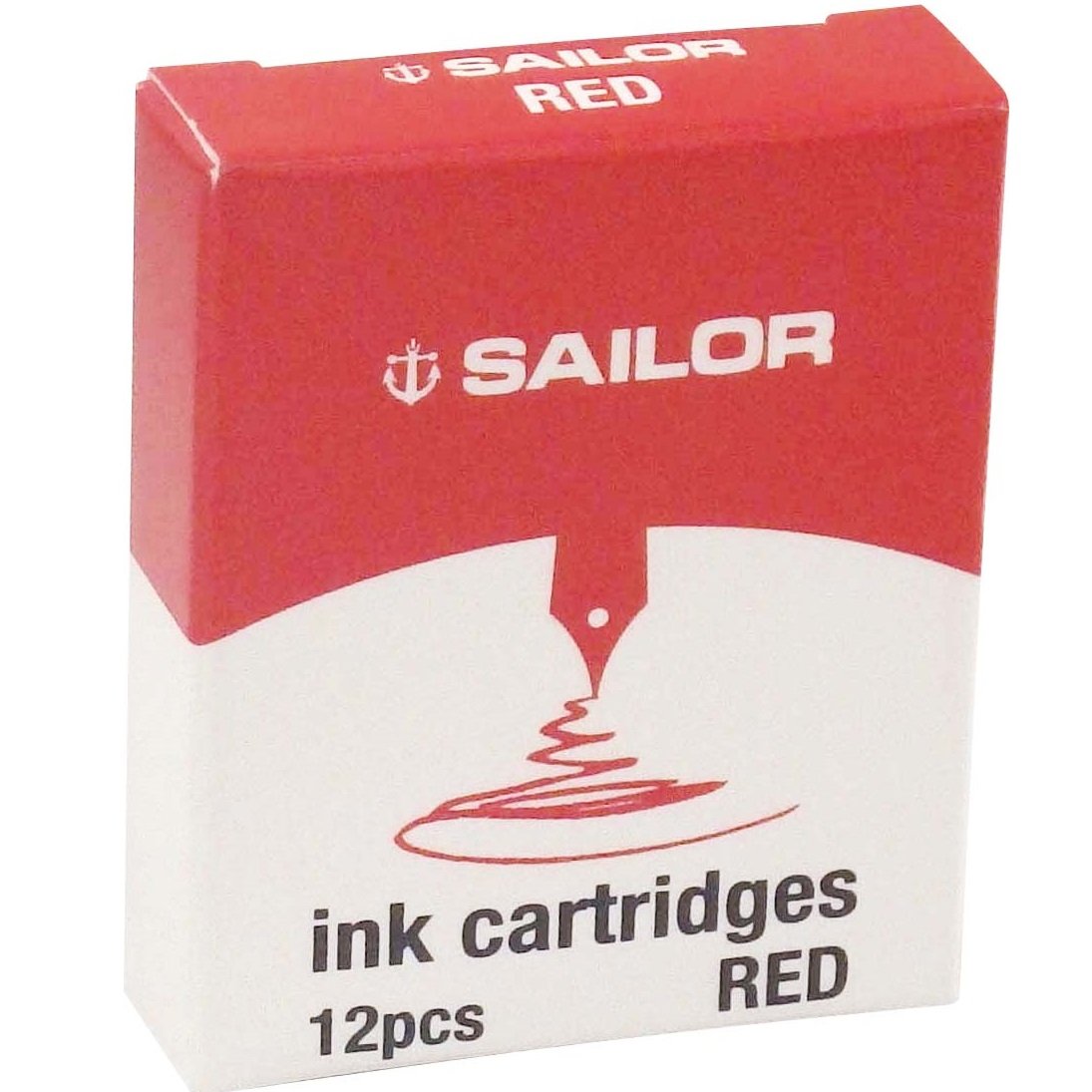Sailor Jentle Ink Cartridges - Vibrant Red Fountain Pen Refills for Smooth Writing | Perfect for Calligraphy, Journaling & Office Use