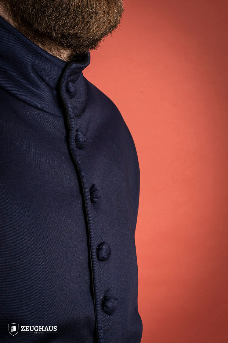 Stylish Arming Doublet in Blue - Medieval Renaissance Costume for LARP, Cosplay & Historical Reenactment