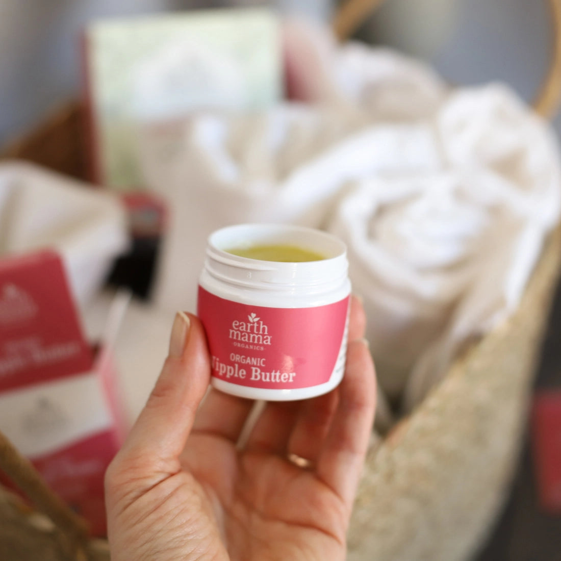 Earth Mama Organic Nipple Butter - USDA Certified Organic, Lanolin-Free Nursing Balm for Breastfeeding Comfort | Soothes Cracked & Dry Nipples, Safe for Baby | Perfect for Postpartum Care & Nursing Mothers