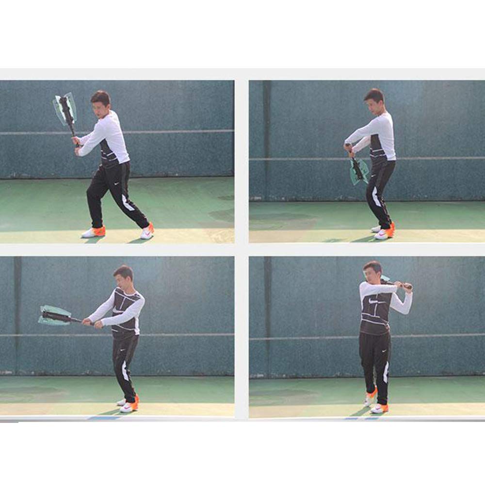 **Power Resistance Tennis Racket Swing Trainer – Speed & Grip Training Aid for Tennis Practice | Improve Swing Technique for Beginners & Pros | Indoor & Outdoor Use**